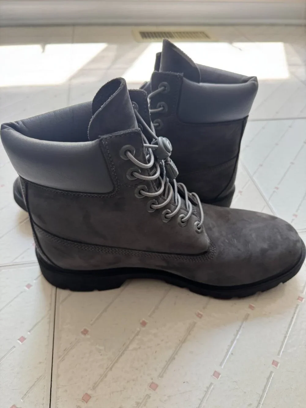 Timberland grey suede boots 10M